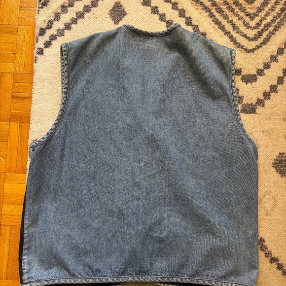 denim and sweat vest vintage early 90s - Picture 5 of 6